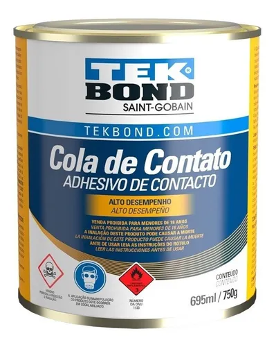Cola Contato Tekbond Com Toluol 750g